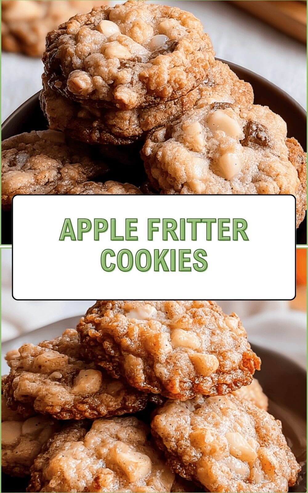 Apple Fritter Cookies