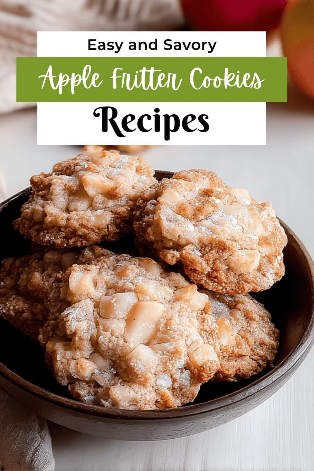 Apple Fritter Cookies