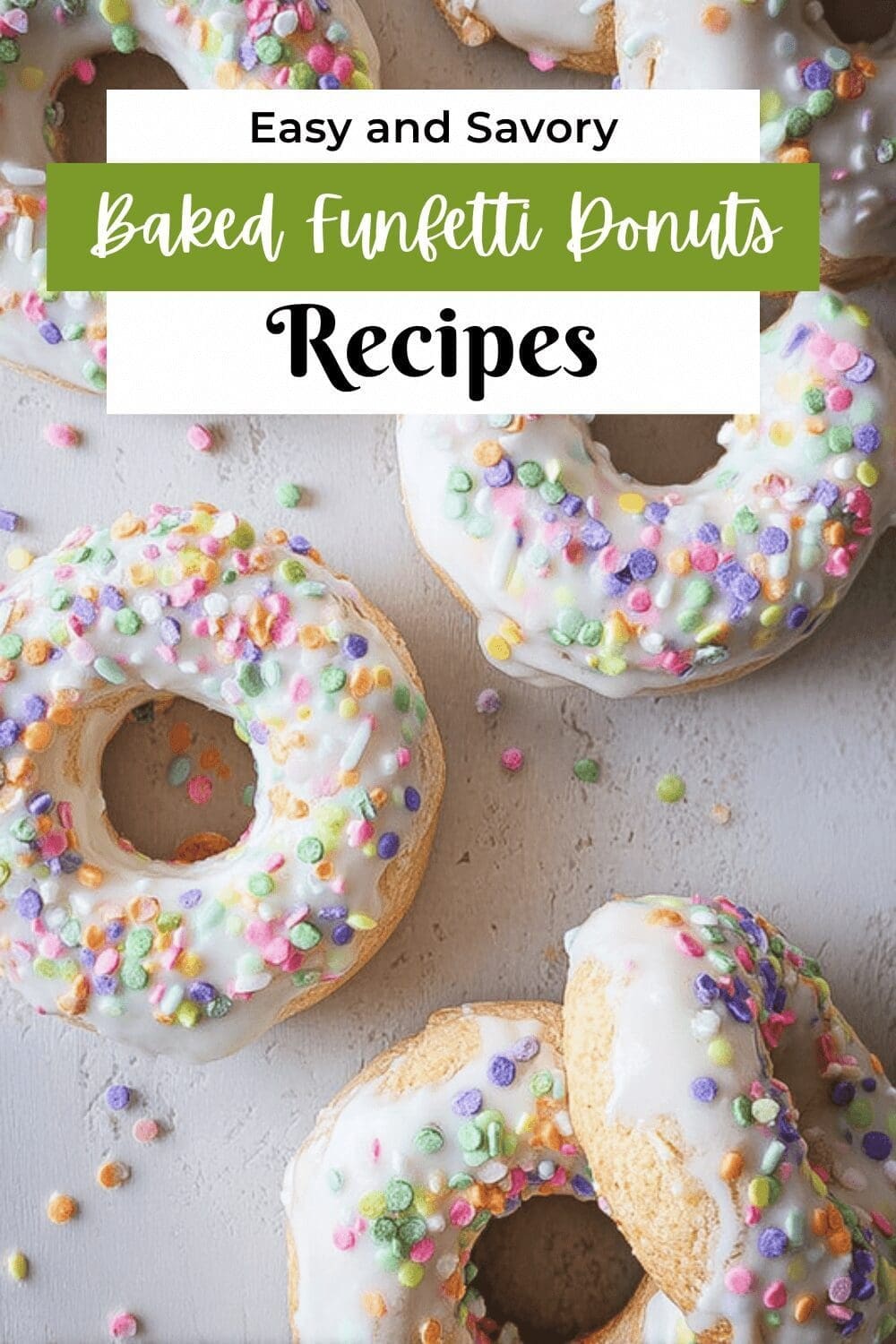 Baked Funfetti Donuts