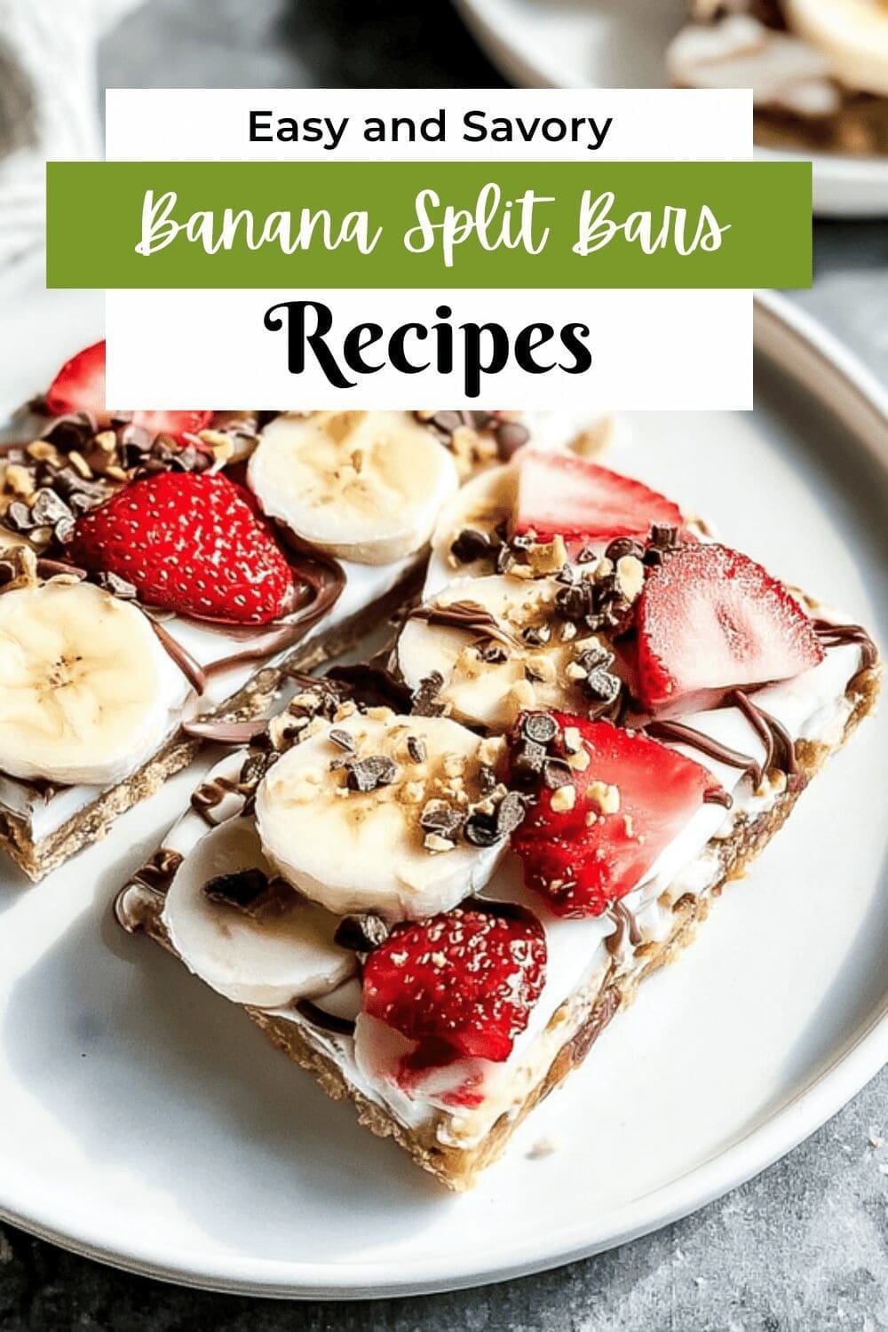 Banana Split Bars