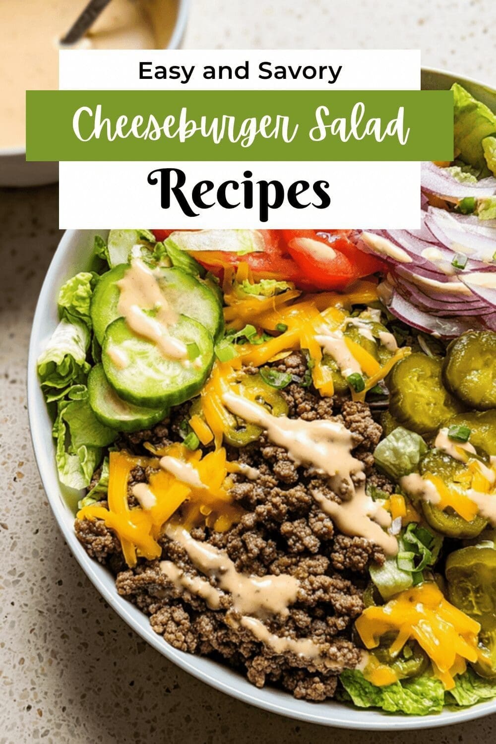 Cheeseburger Salad Recipe With Classic Flavors And Fresh Ingredients 7 Cheeseburger Salad