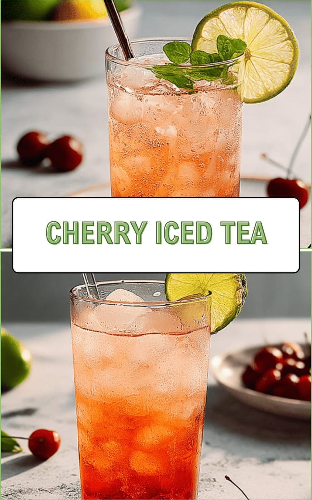 Cherry Iced Tea Recipes For Refreshing Summer Drinks 6 Cherry Iced Tea