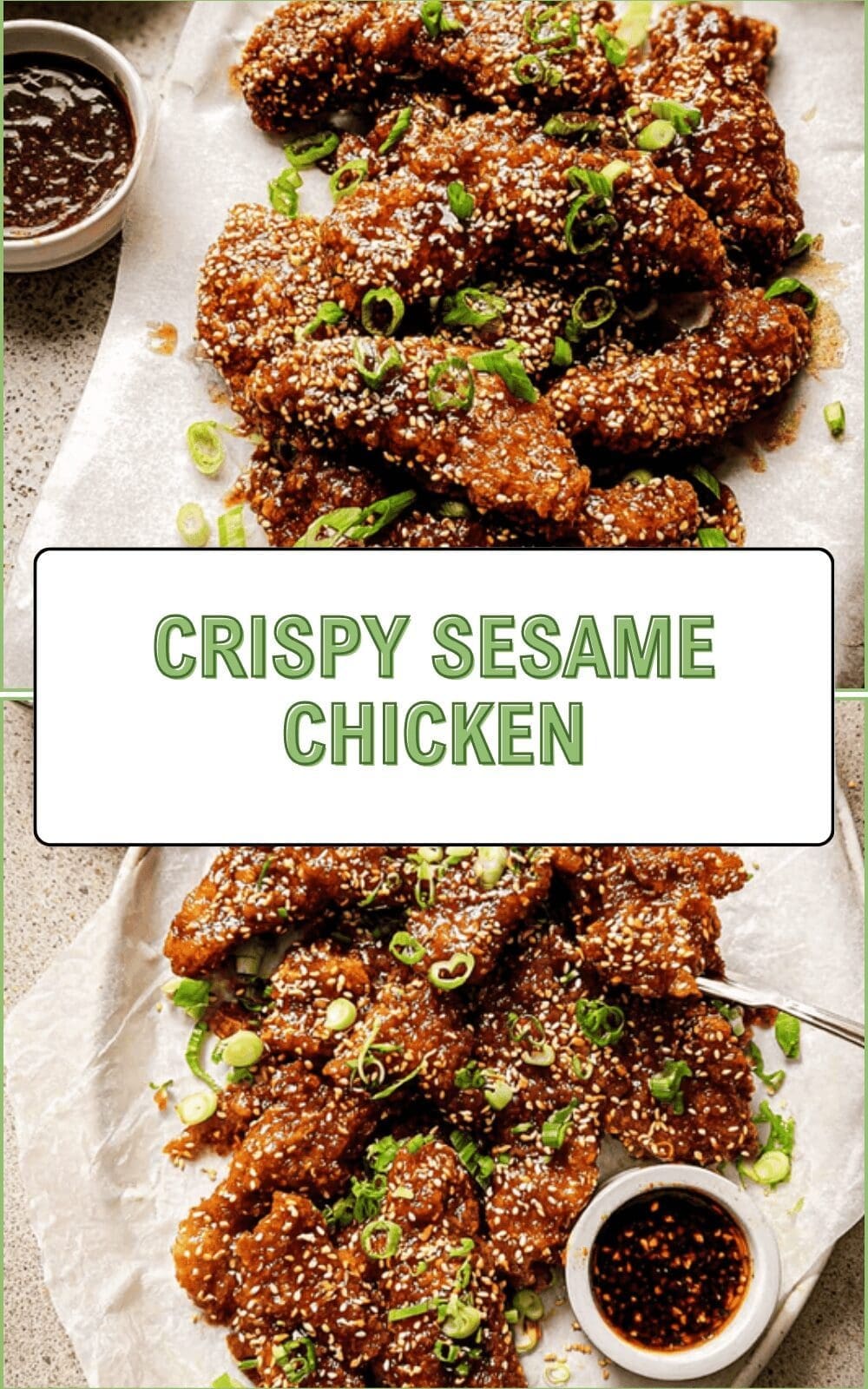 Crispy Sesame Chicken With Sweet And Sticky Asian Sauce Recipe 6 Crispy Sesame Chicken