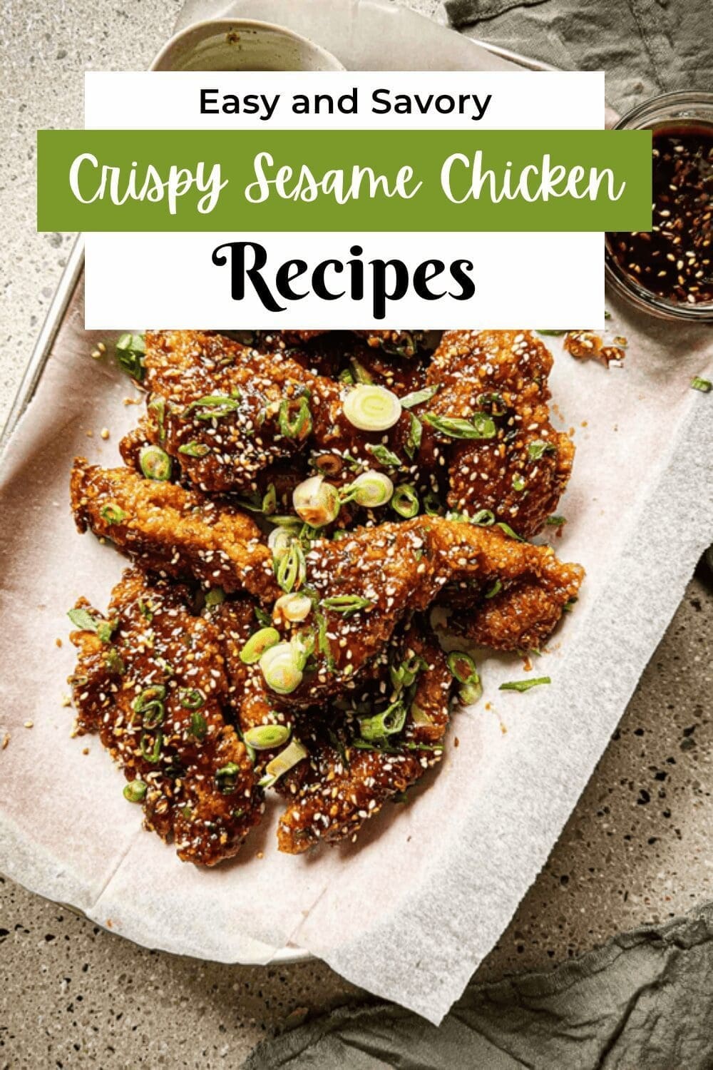 Crispy Sesame Chicken With Sweet And Sticky Asian Sauce Recipe 7 Crispy Sesame Chicken