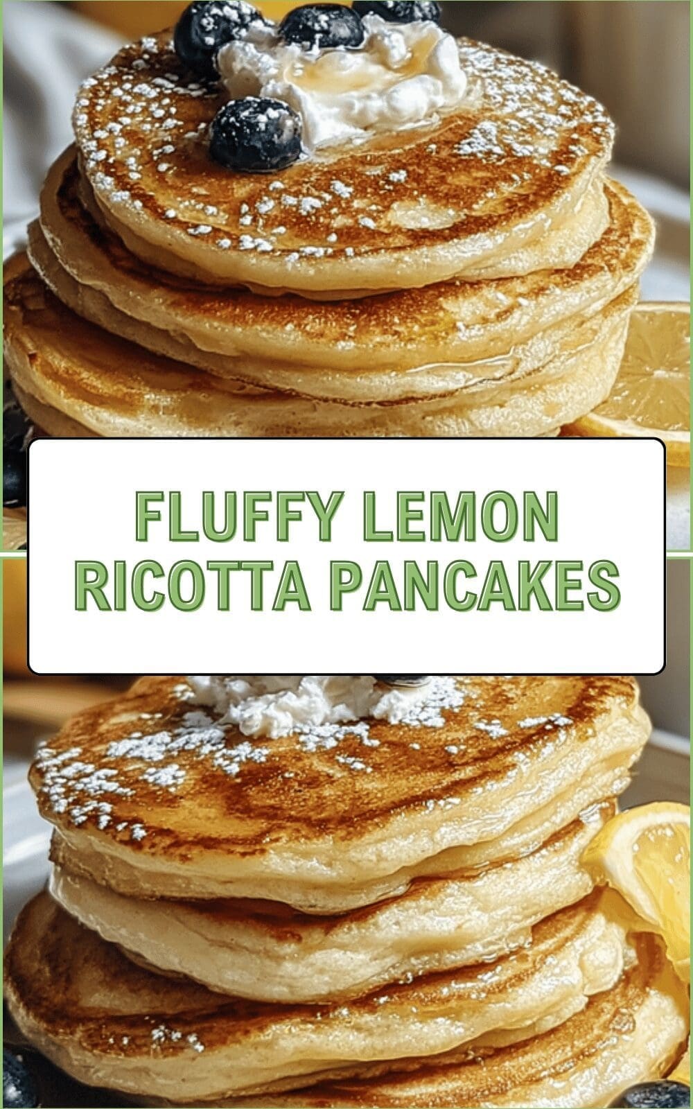 Fluffy Lemon Ricotta Pancakes