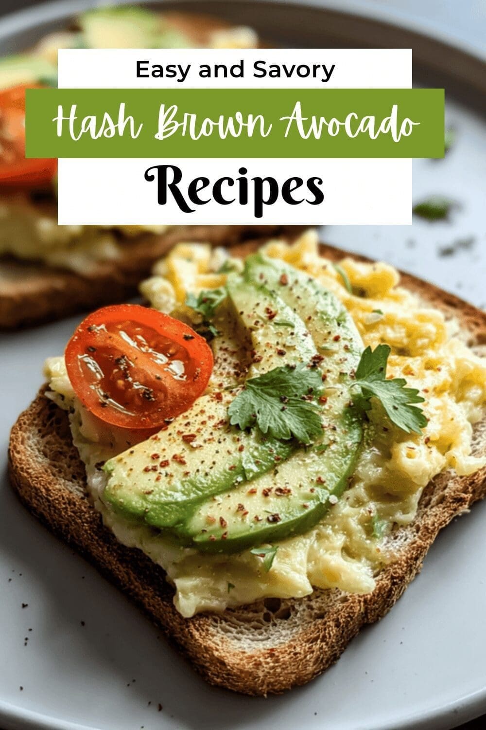 Hash Brown Avocado Toast Recipe