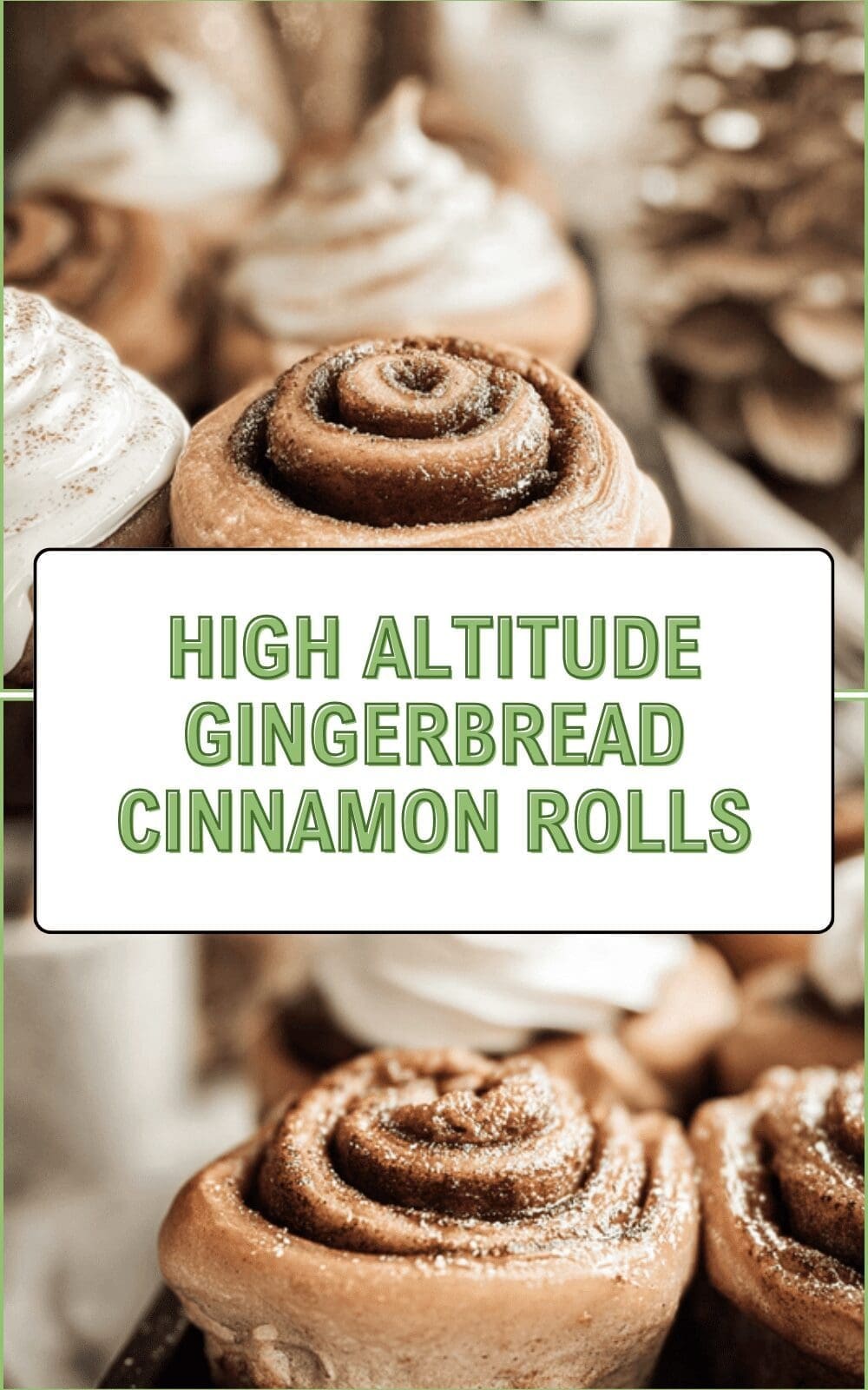 High Altitude Gingerbread Cinnamon Rolls Recipe With Warm Spices 6 High Altitude Gingerbread Cinnamon Rolls