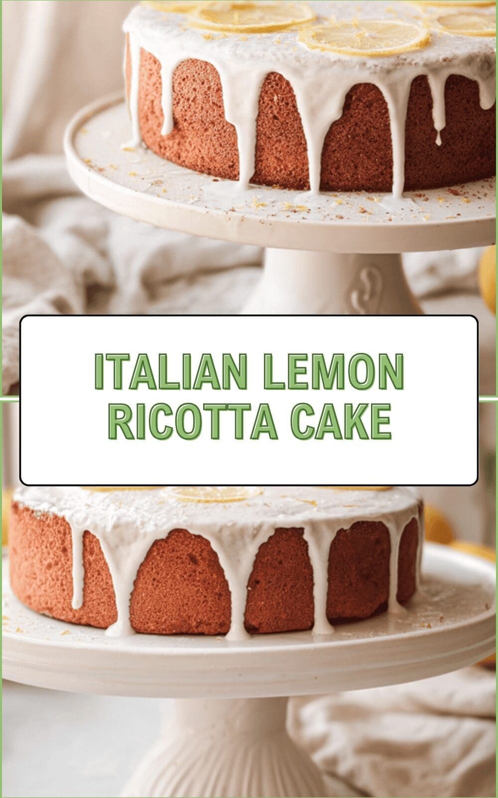 Italian Lemon Ricotta Cake