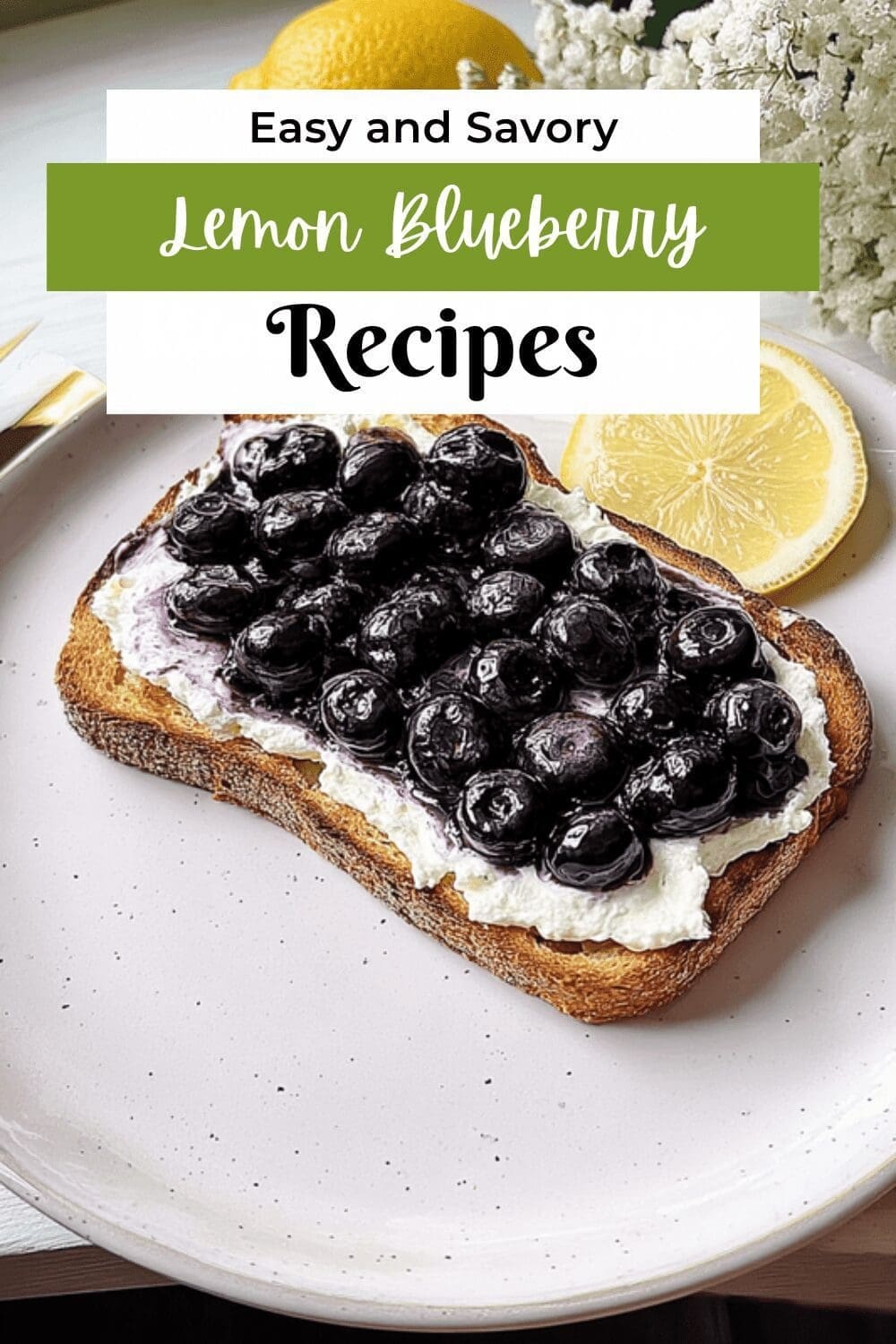 Lemon Blueberry Ricotta Toast Recipe