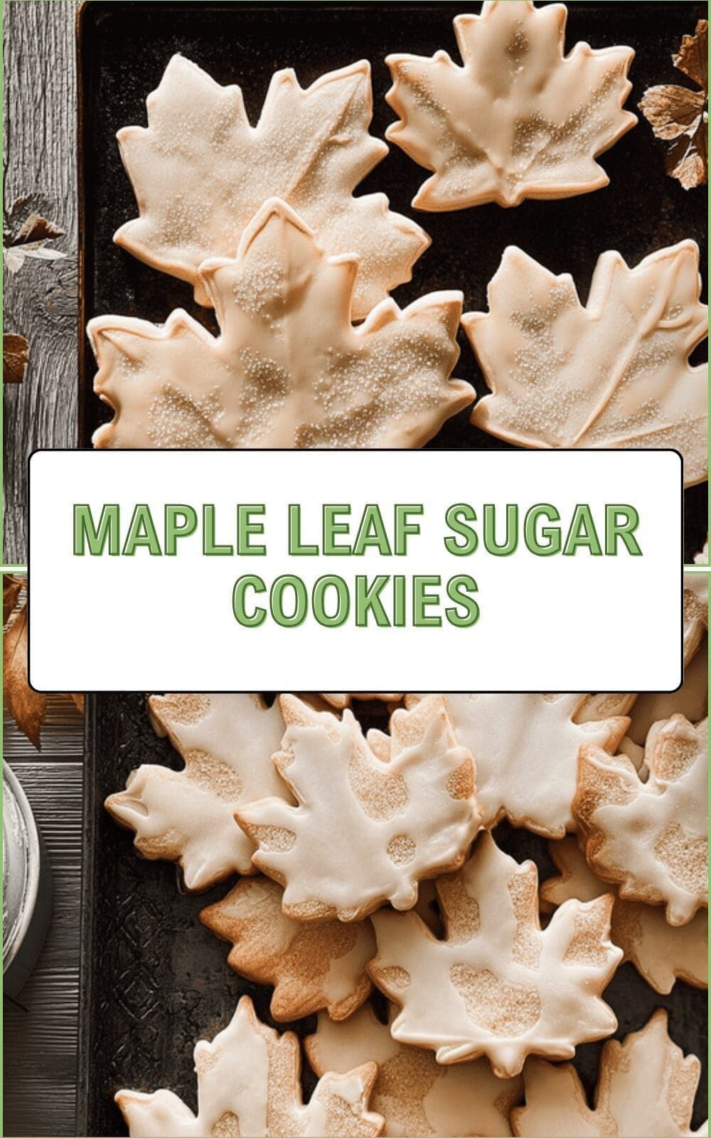 Maple Leaf Sugar Cookies