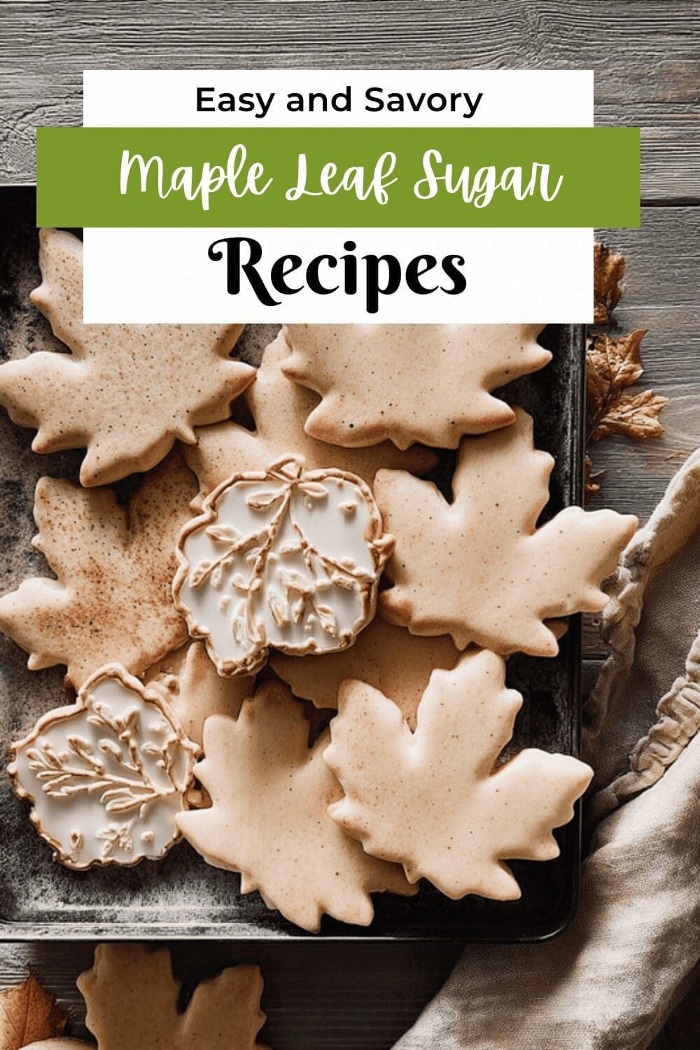 Maple Leaf Sugar Cookies