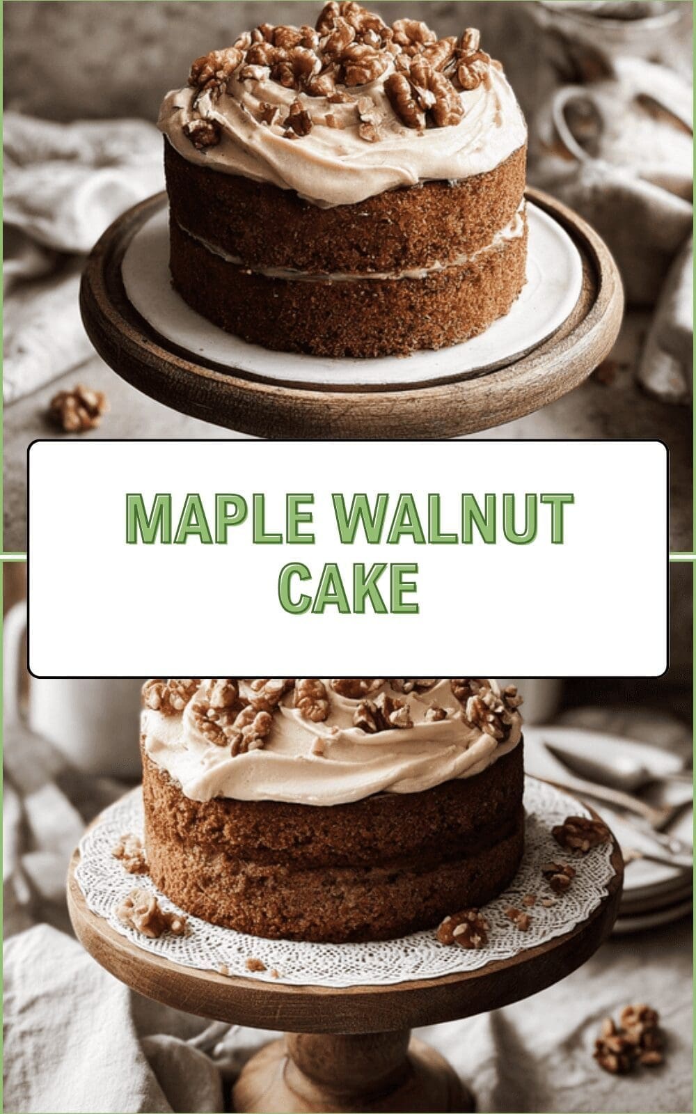Maple Walnut Cake