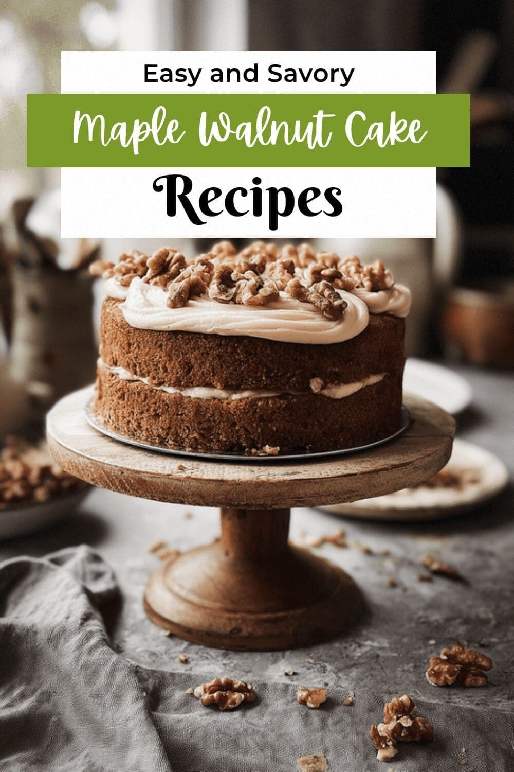 Maple Walnut Cake
