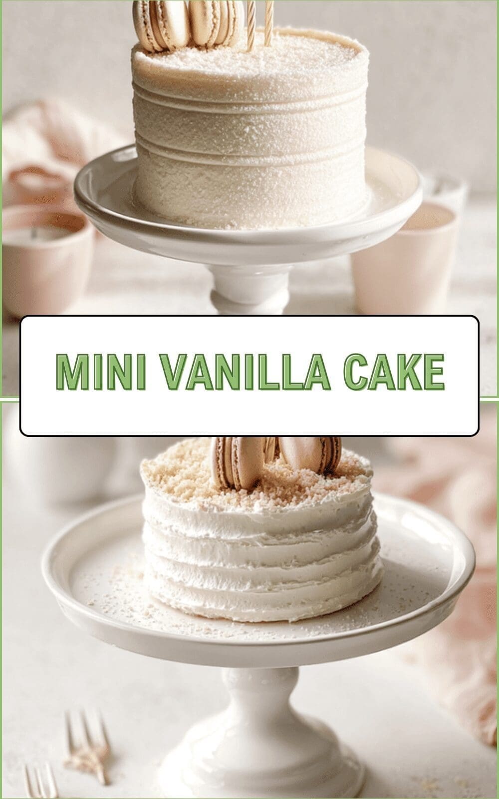 Mini Vanilla Cake