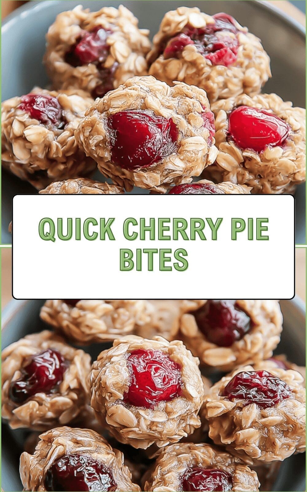 Quick Cherry Pie Bites
