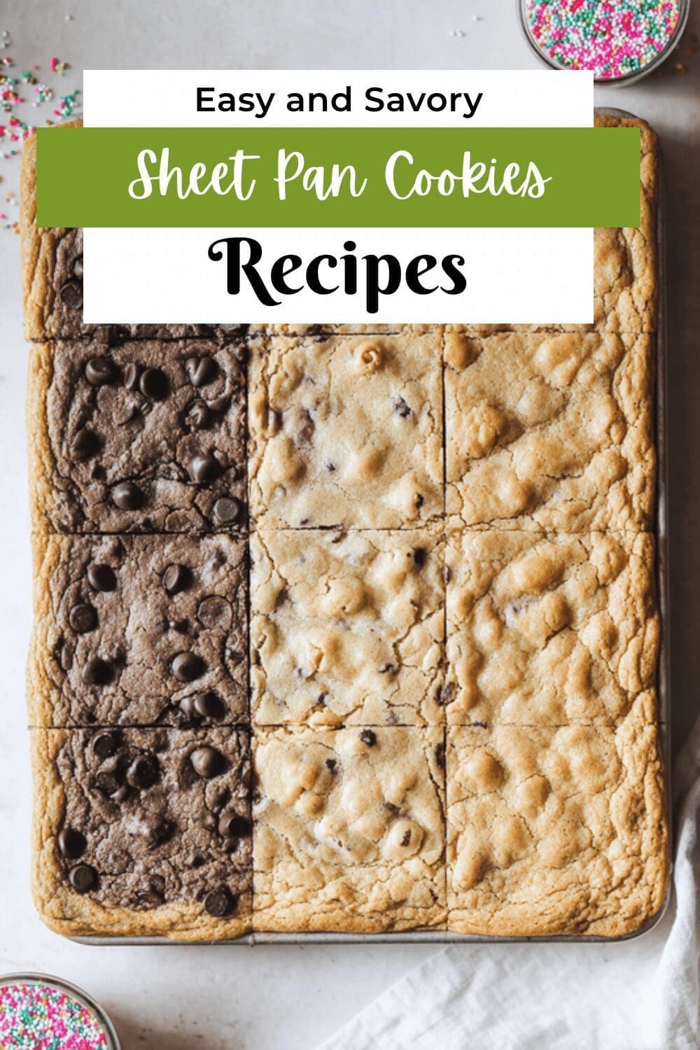 Sheet Pan Chocolate Chip Cookies Recipe For Easy Baking 7 Sheet Pan Cookies