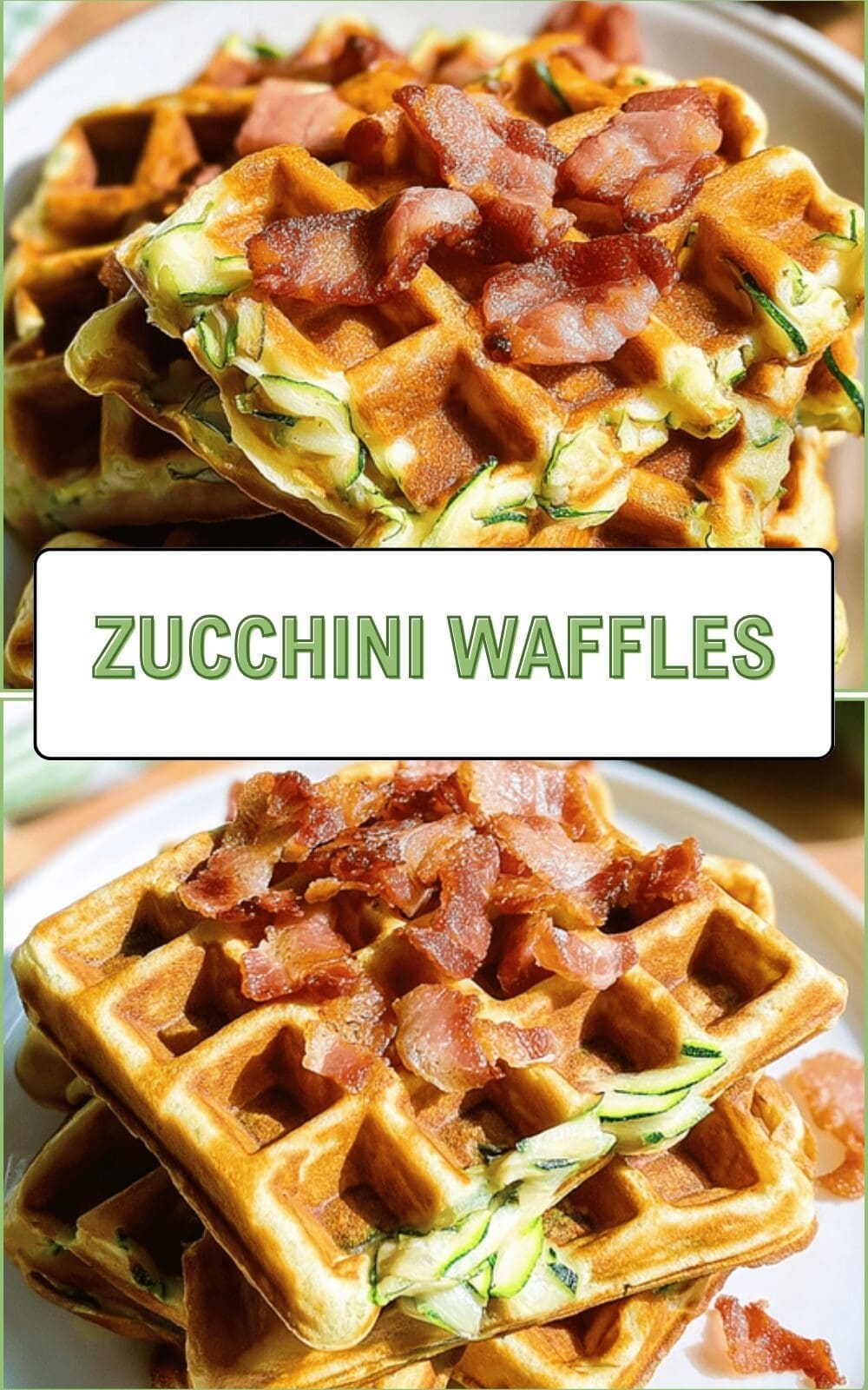 Zucchini Waffles Recipe With Fresh Herbs And Cheese For Any Meal 6 Zucchini Waffles
