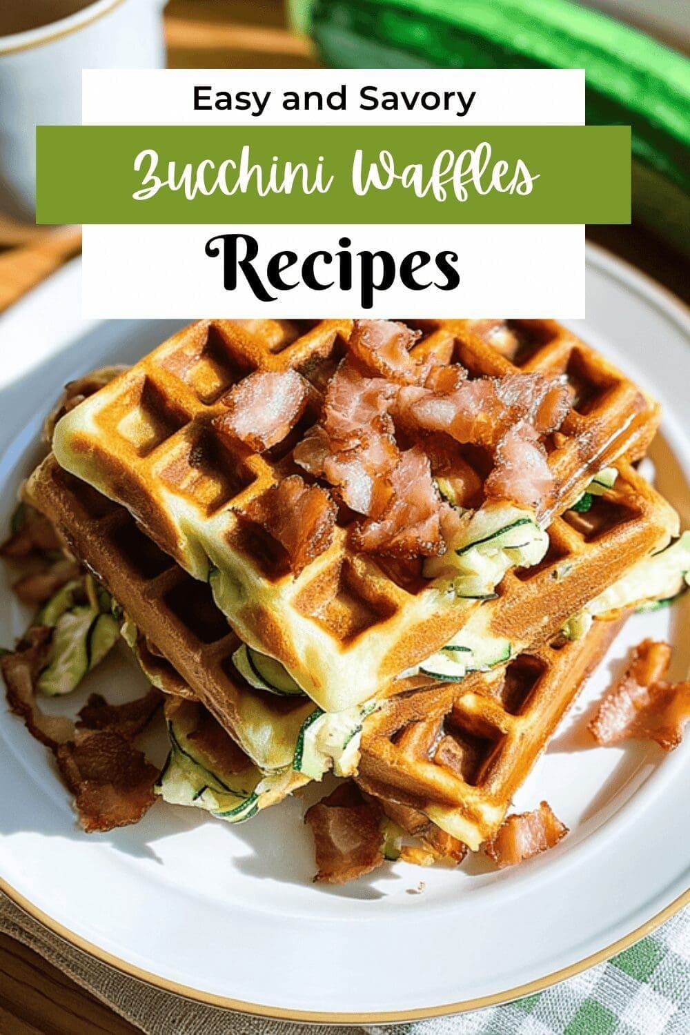 Zucchini Waffles Recipe With Fresh Herbs And Cheese For Any Meal 7 Zucchini Waffles