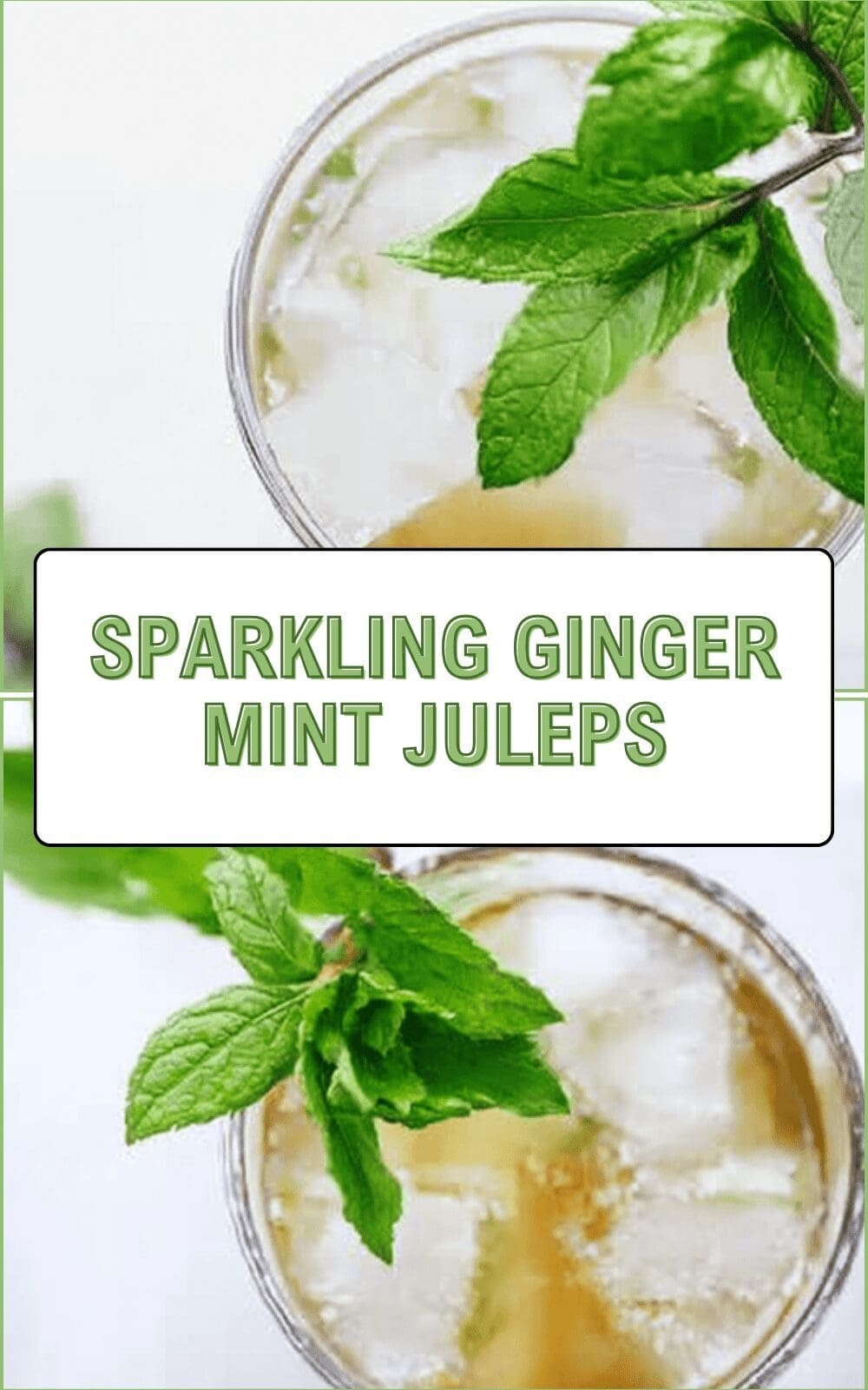 Sparkling Homemade Ginger Mint Julep And Chai Recipes 6 Sparkling Ginger Mint Juleps