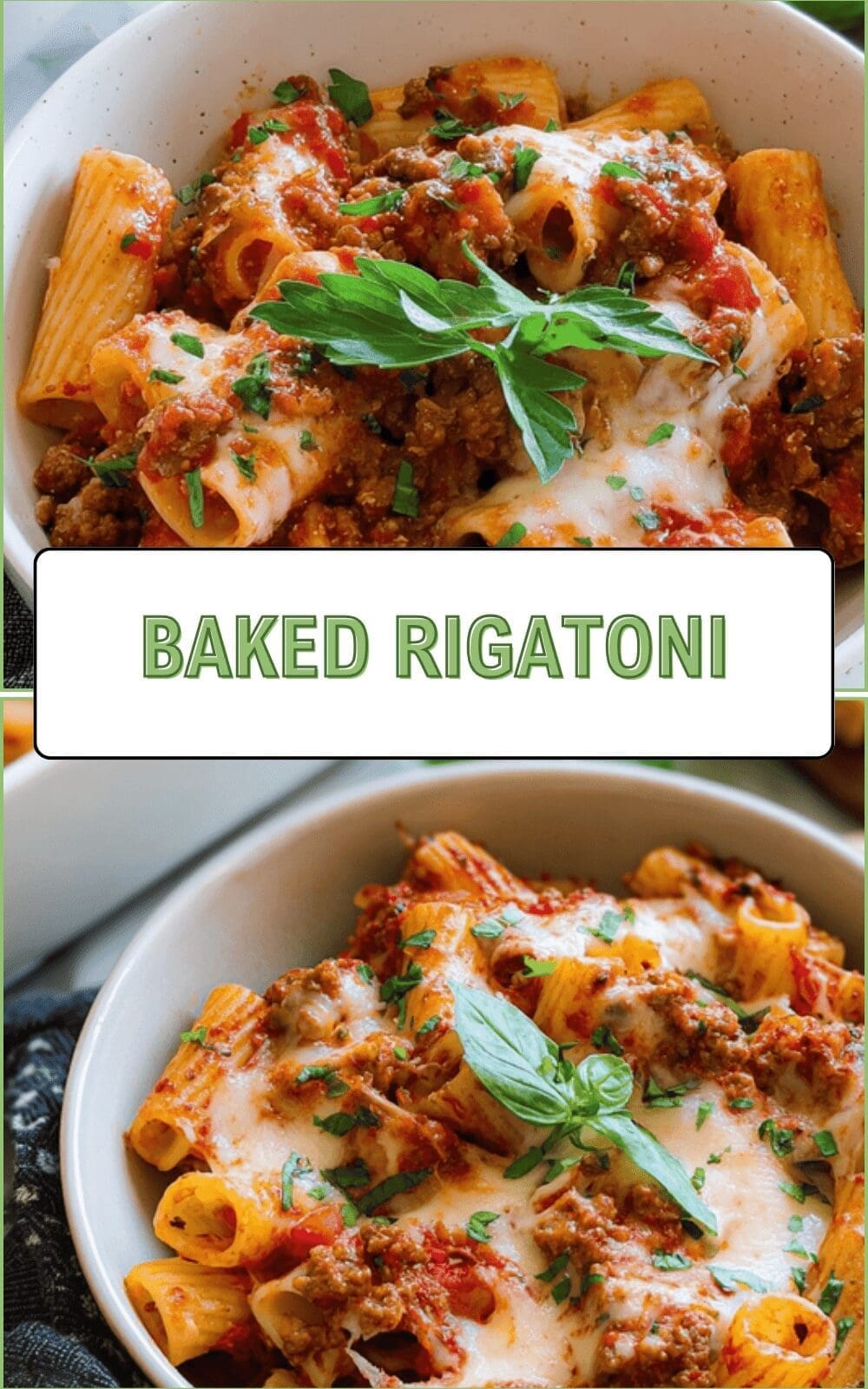 Baked Rigatoni