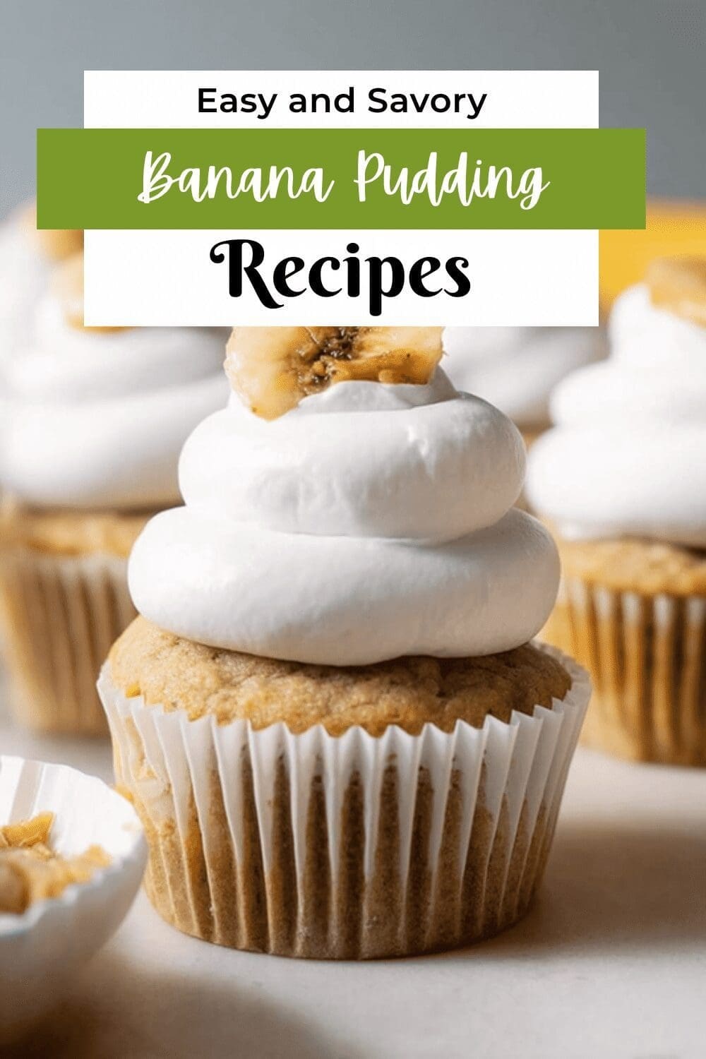 Banana Pudding Cupcakes Recipe With Creamy Layers And Vanilla Flavor 7 Banana Pudding Cupcakes