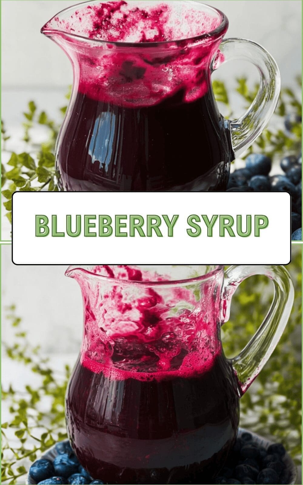 Blueberry Syrup