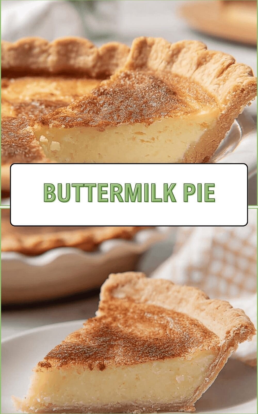 Buttermilk Pie Recipe Classic Southern Dessert With Simple Ingredients 6 Buttermilk Pie