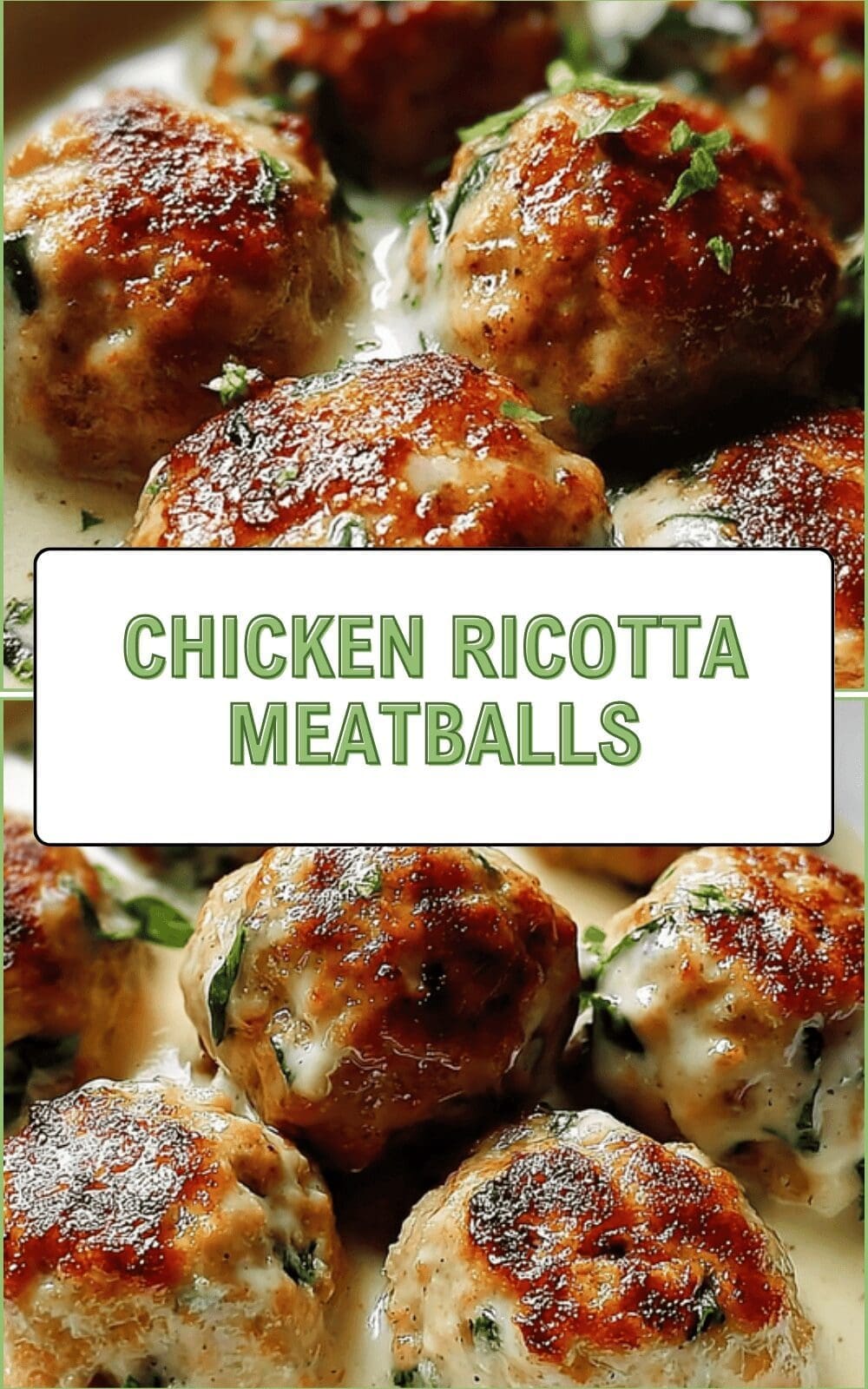 Chicken Ricotta Meatballs Baked Or Pan-Fried Recipe 6 Chicken Ricotta Meatballs
