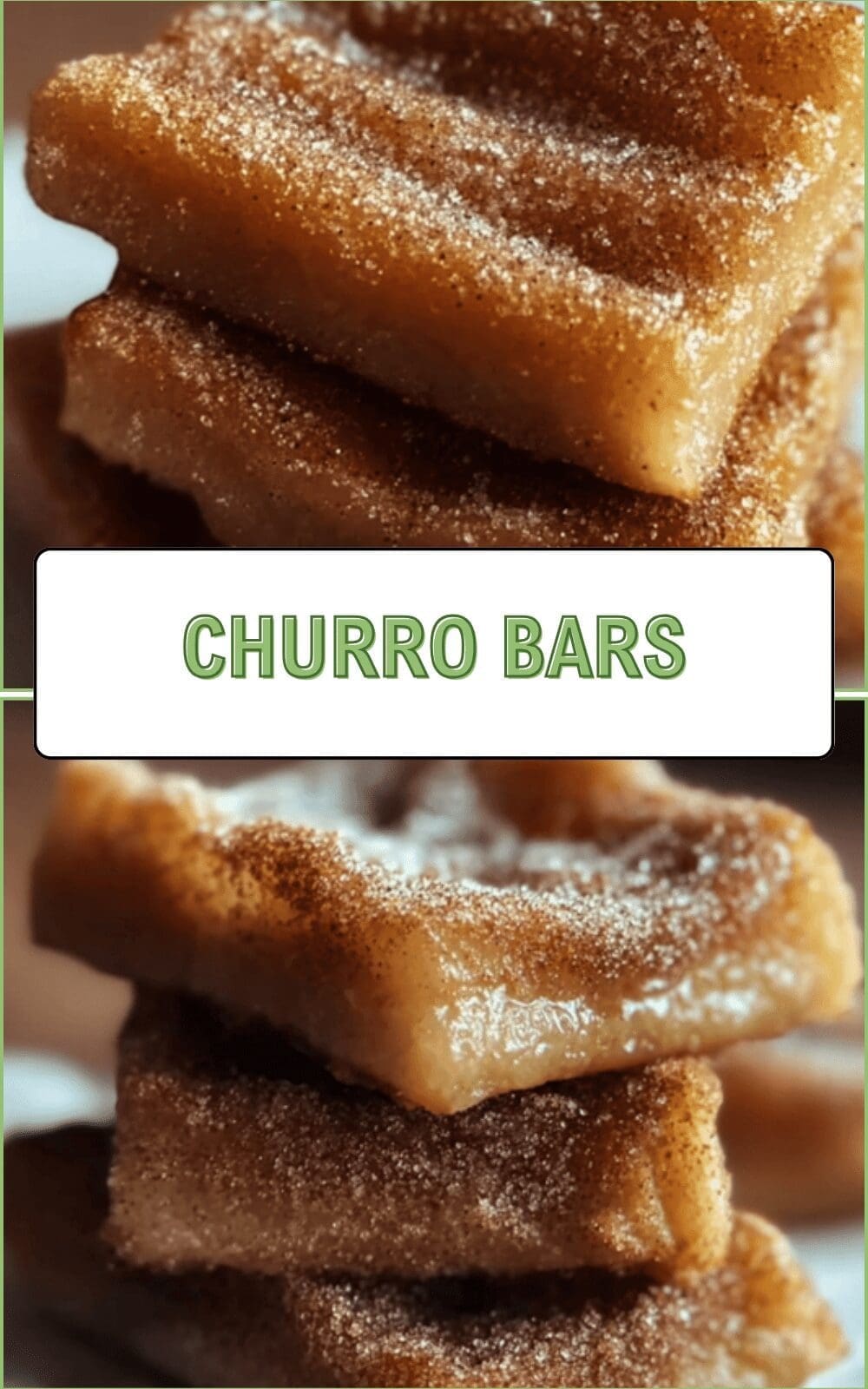 Homemade Churro Bars Recipe With Cinnamon Sugar Coating 6 Churro Bars