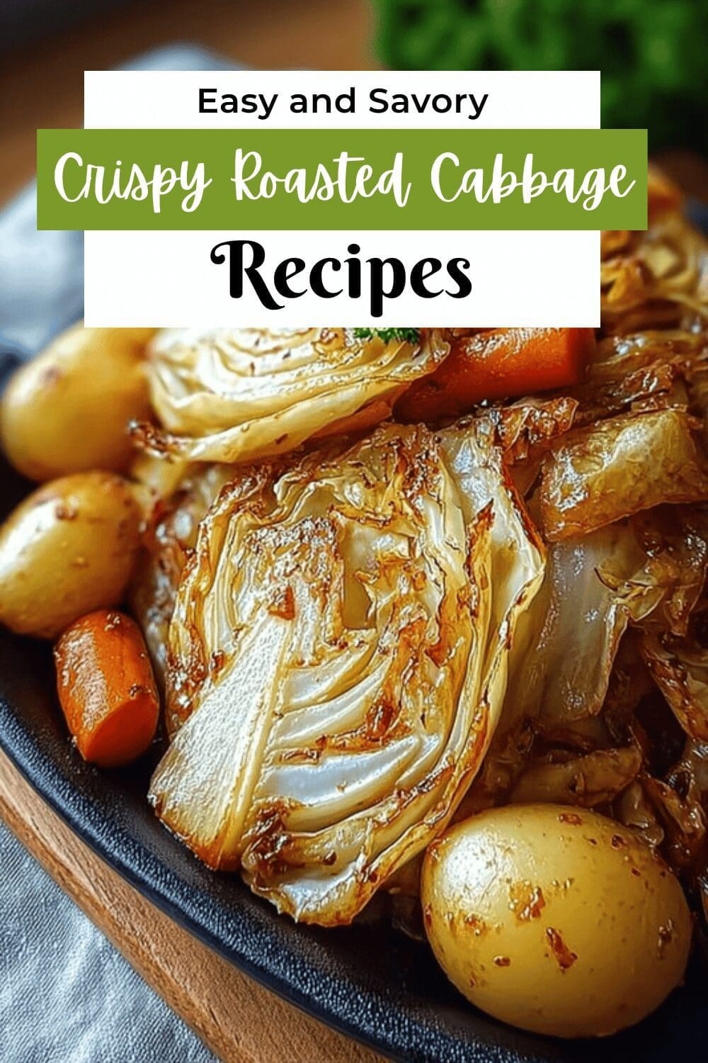 Crispy Roasted Cabbage