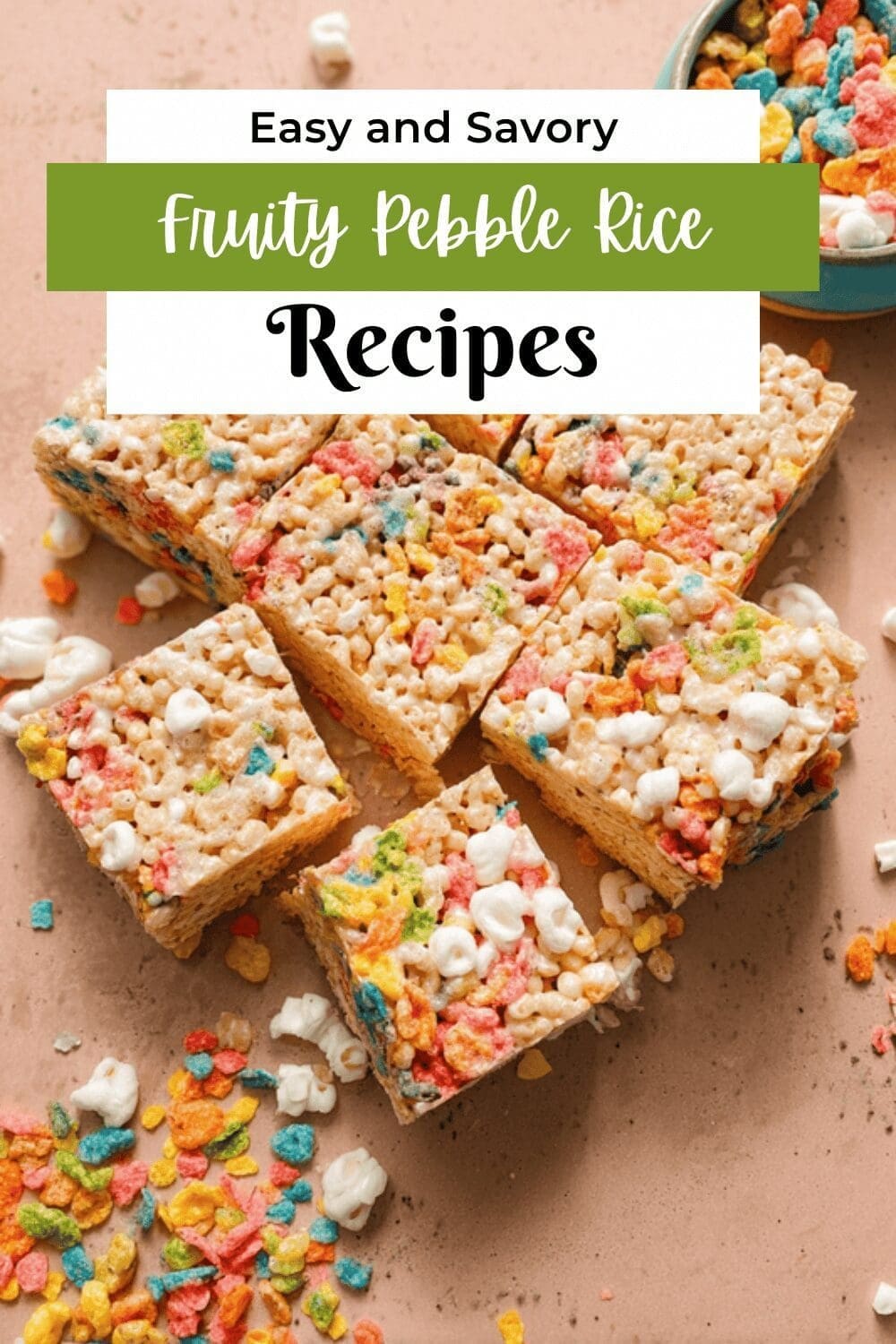 Fruity Pebble Rice Krispie Treats