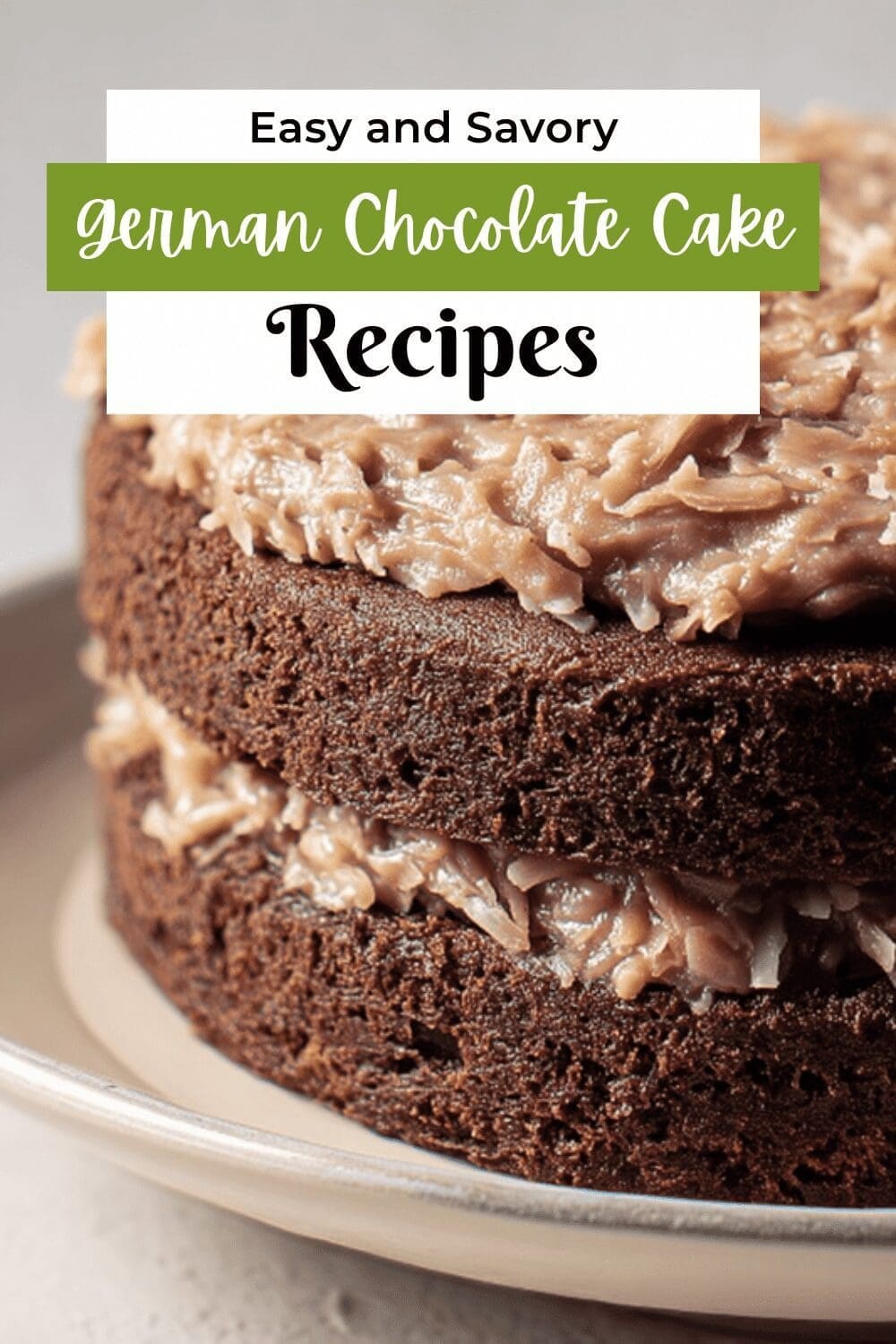 German Chocolate Cake Recipe With Classic Coconut Pecan Frosting 7 German Chocolate Cake Frosting