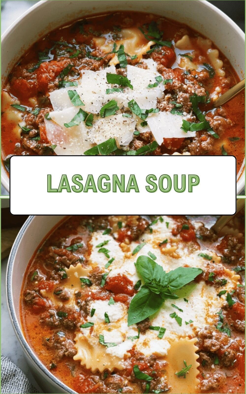 Lasagna Soup Recipe With Rich Tomato Sauce And Tender Pasta 6 Lasagna Soup