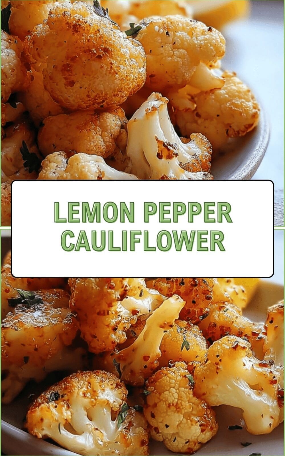 Lemon Pepper Cauliflower
