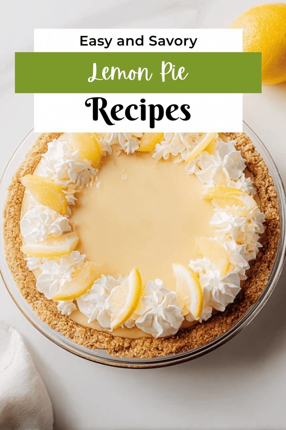 Creamy Lemon Pie Recipe With A Smooth, Tangy Filling 7 Lemon Pie