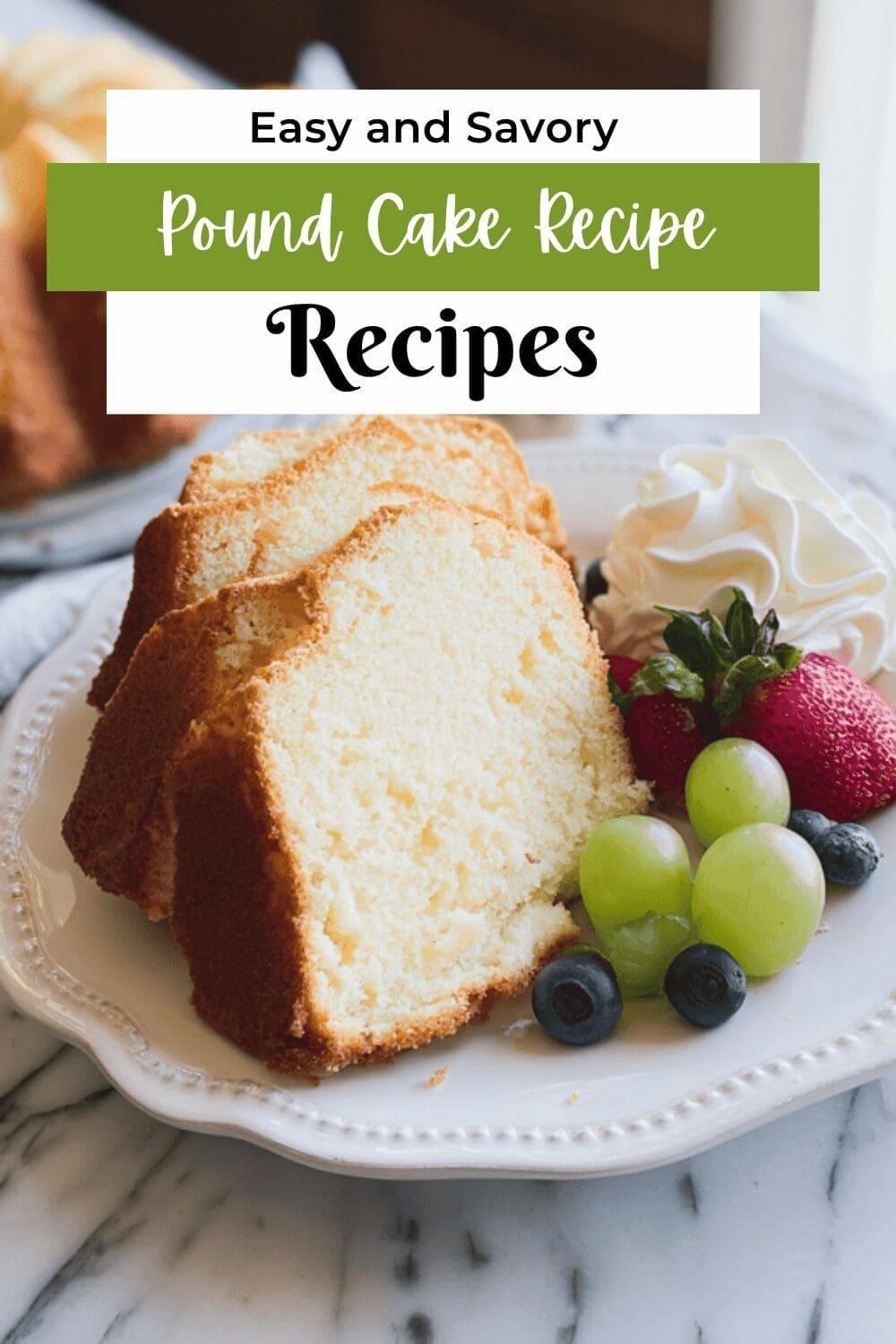 Pound Cake Recipe