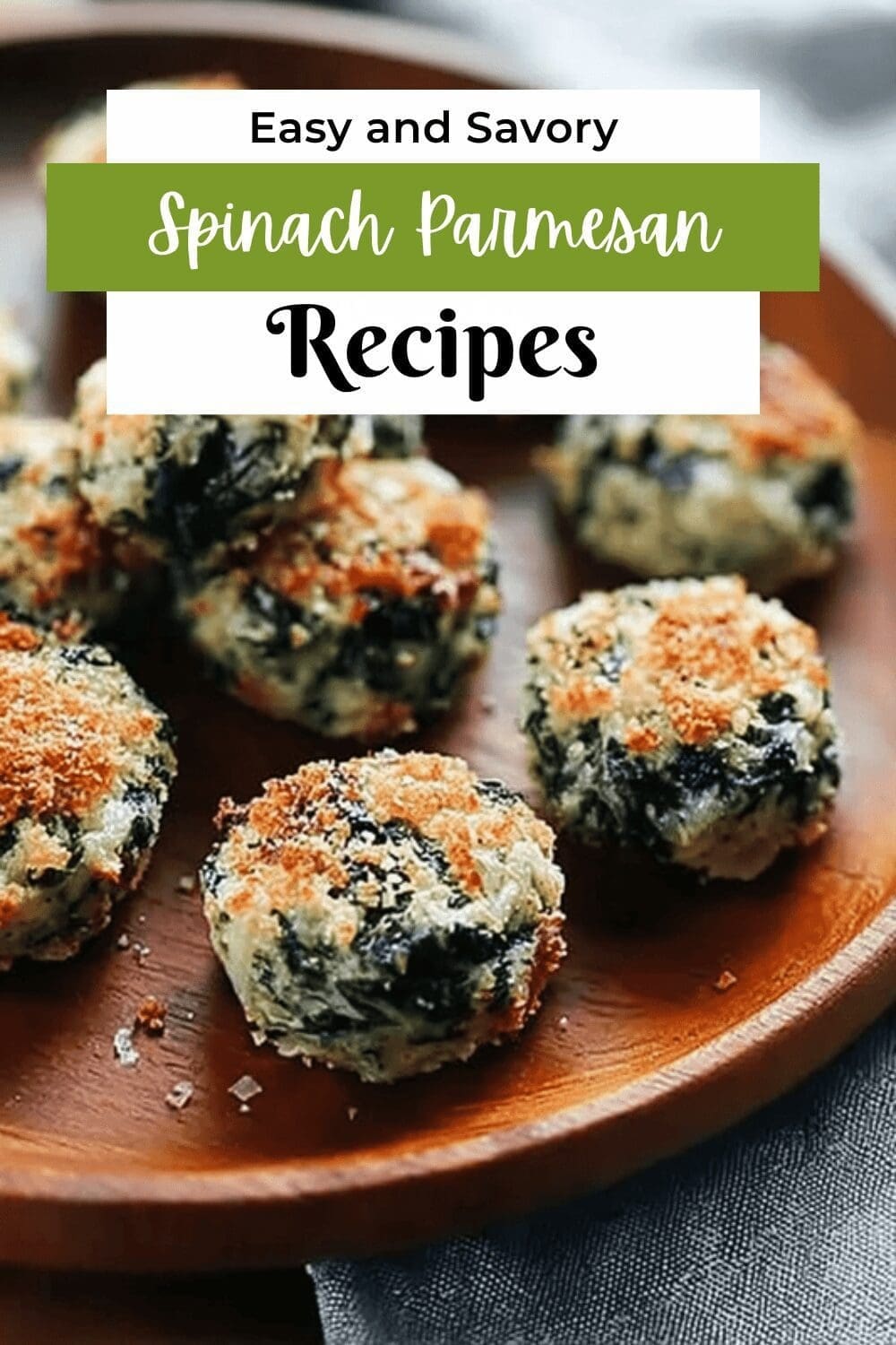 Spinach Parmesan Snacks