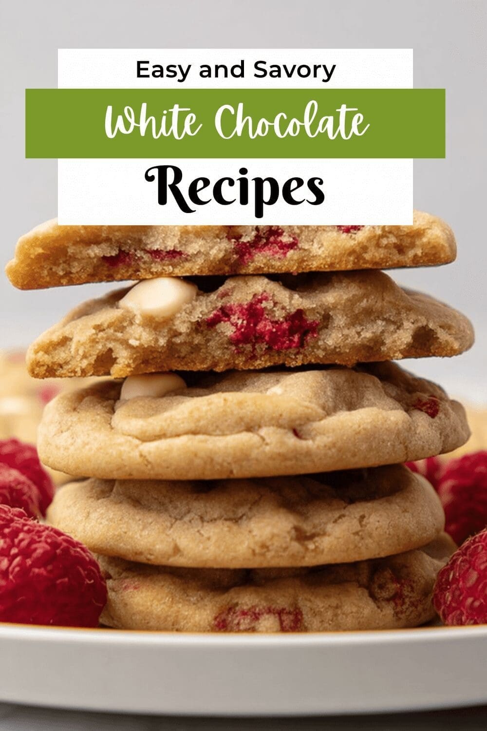 White Chocolate Raspberry Cookies