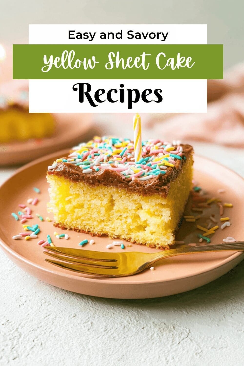 Yellow Sheet Cake