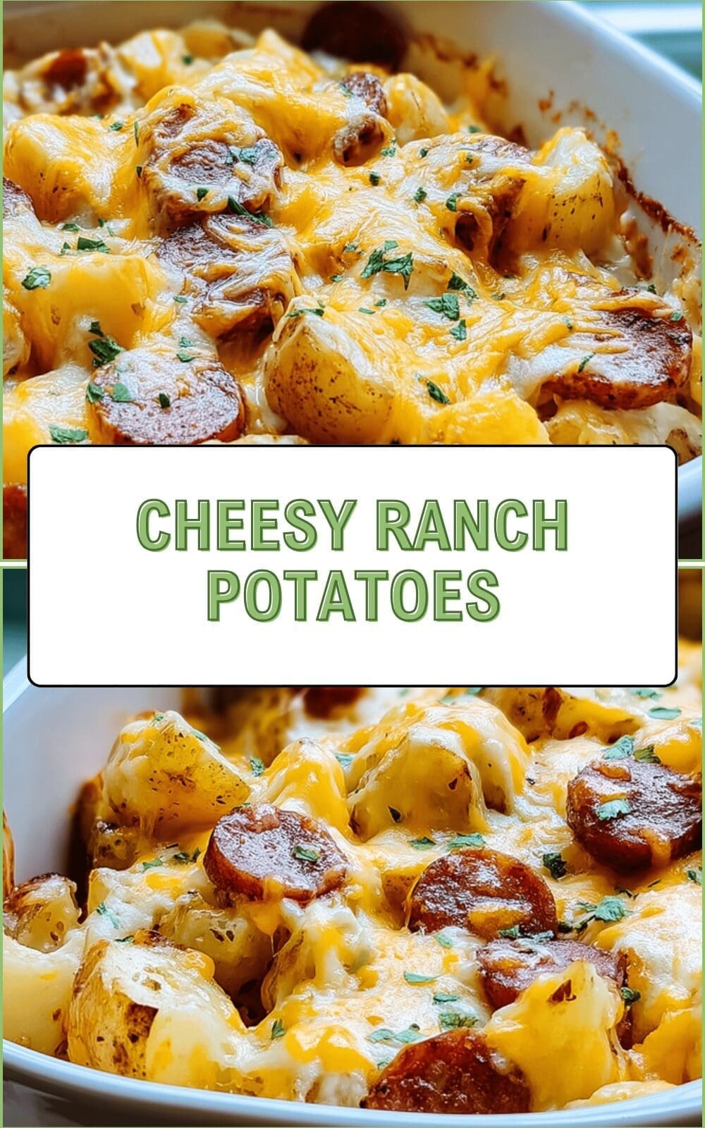 Cheesy Ranch Potatoes Bake With Crispy Golden Edges 6 Cheesy Ranch Potatoes