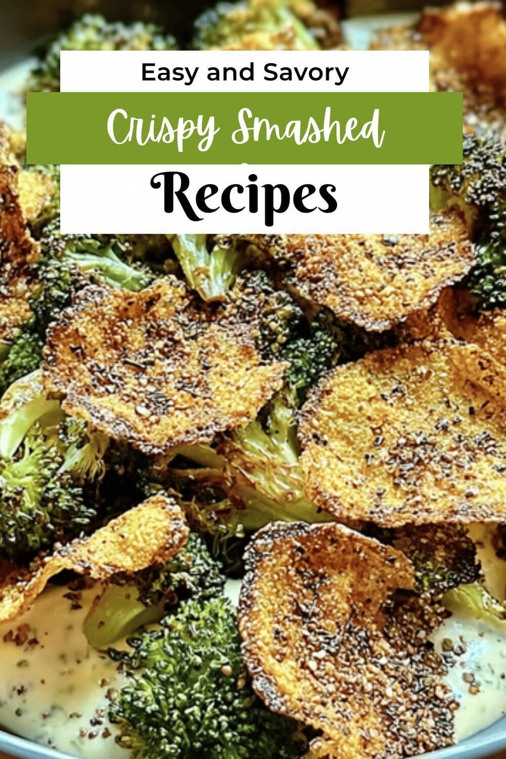 Crispy Smashed Broccoli Chips