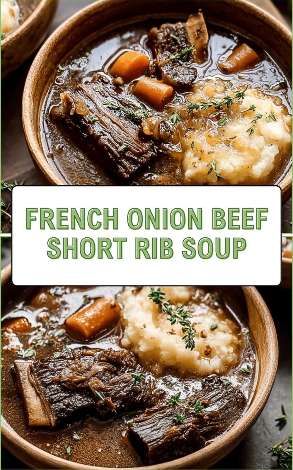 French Onion Short Ribs Recipe With Rich Caramelized Onions And Savory Sauce 6 French Onion Beef Short Rib Soup