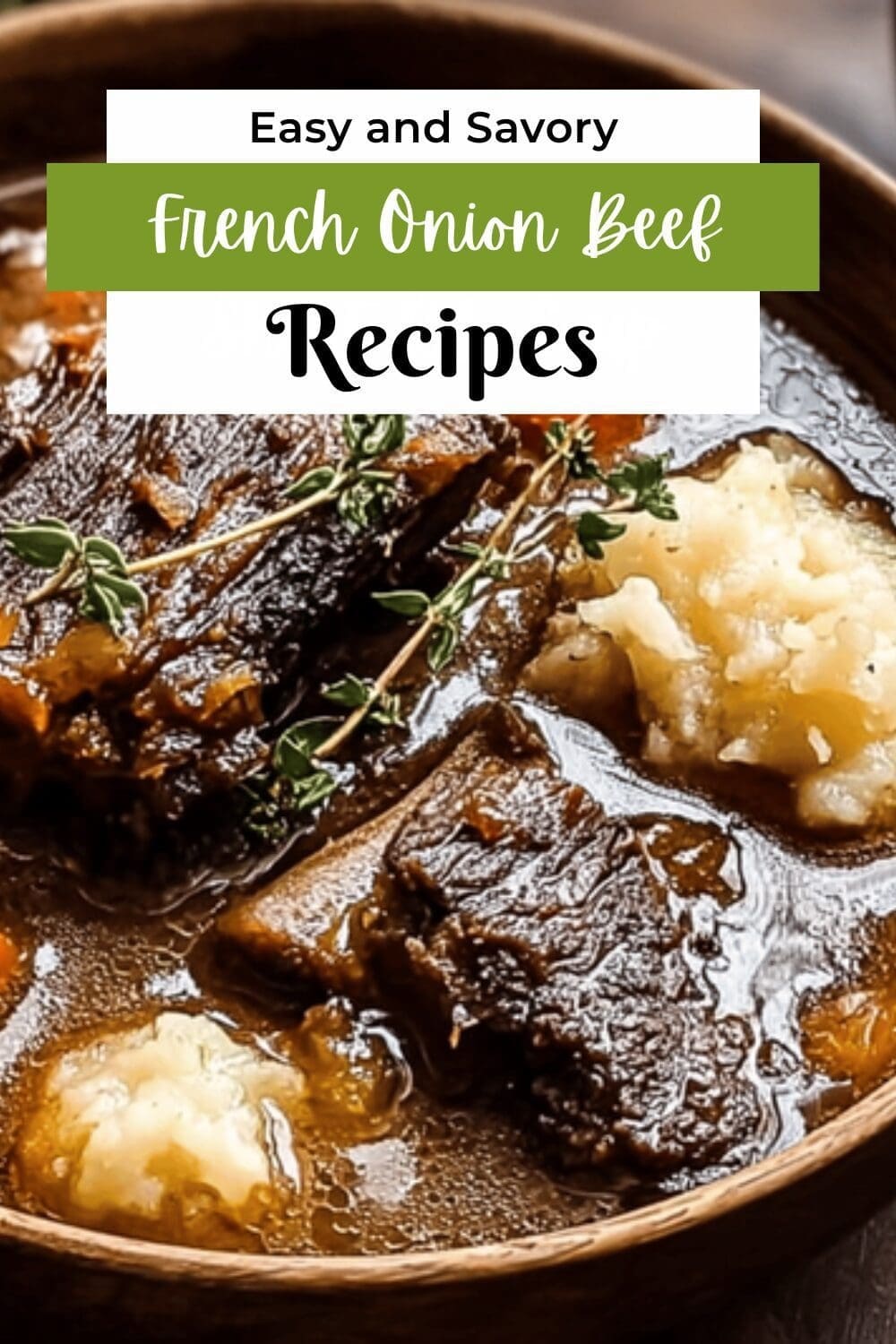 French Onion Short Ribs Recipe With Rich Caramelized Onions And Savory Sauce 7 French Onion Beef Short Rib Soup