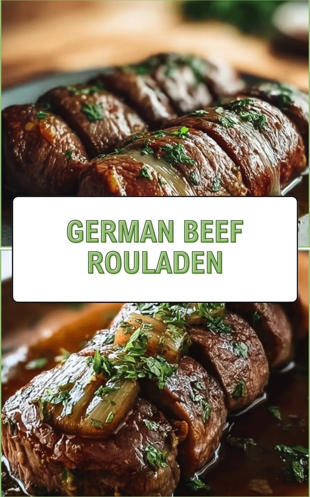 German Beef Rouladen
