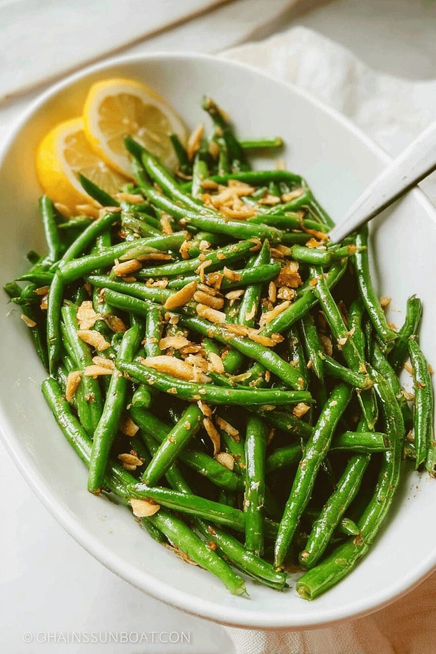 Sautéed Green Beans With Garlic And Simple Seasonings 6 Green Beans