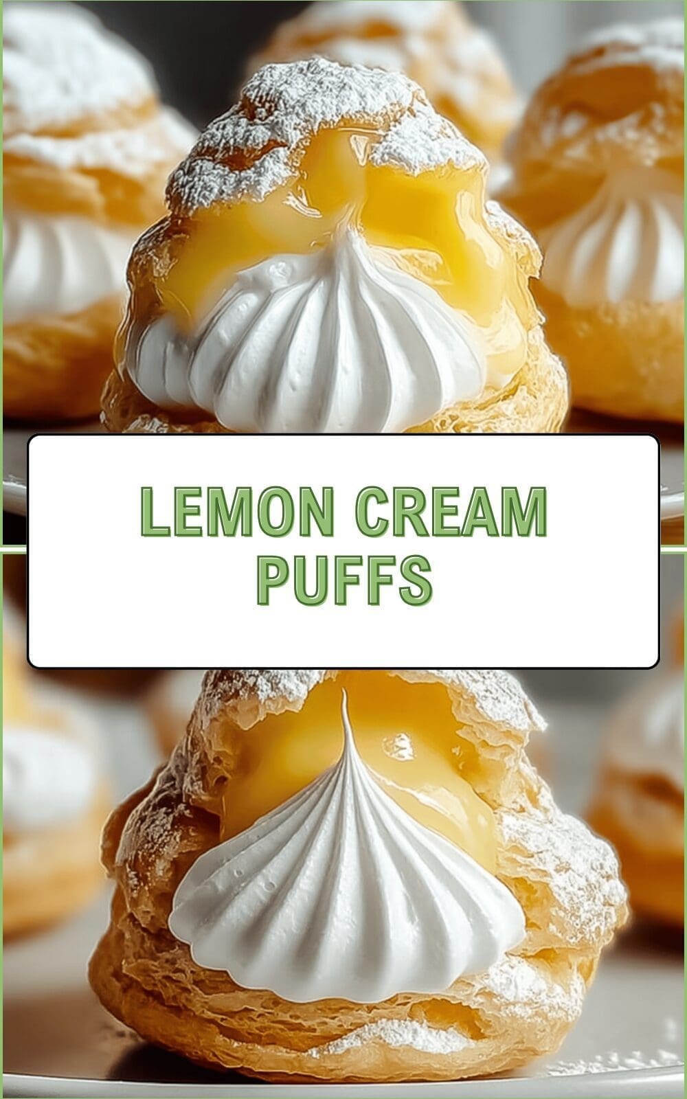 Lemon Cream Puffs