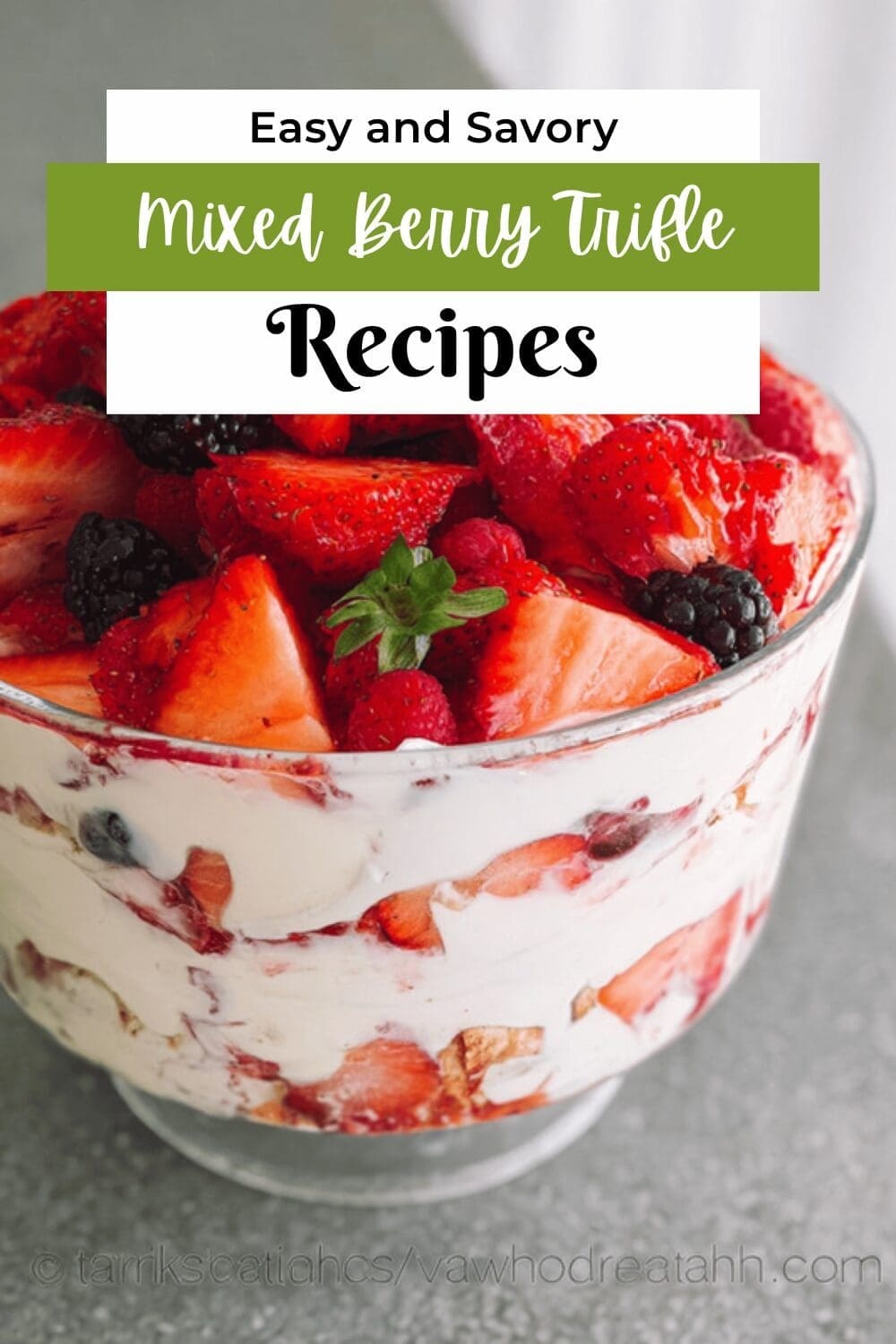 Mixed Berry Trifle