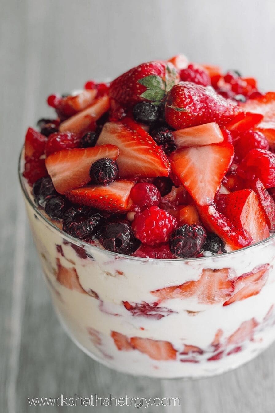 Mixed Berry Trifle