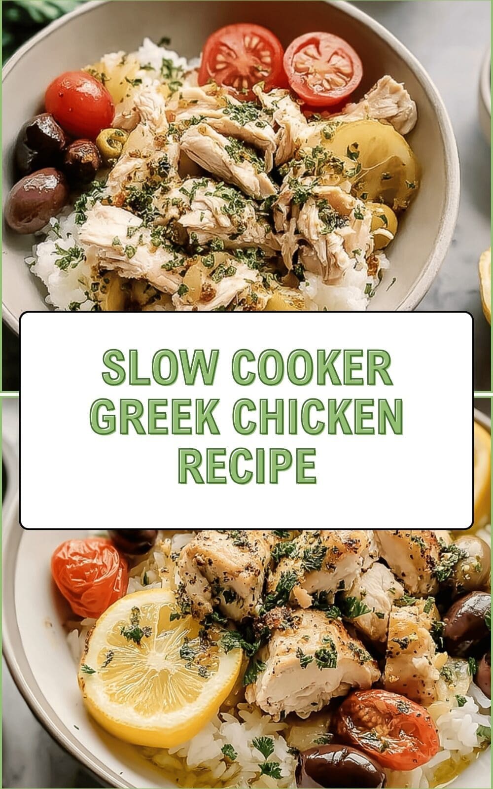 Slow Cooker Greek Chicken Recipe