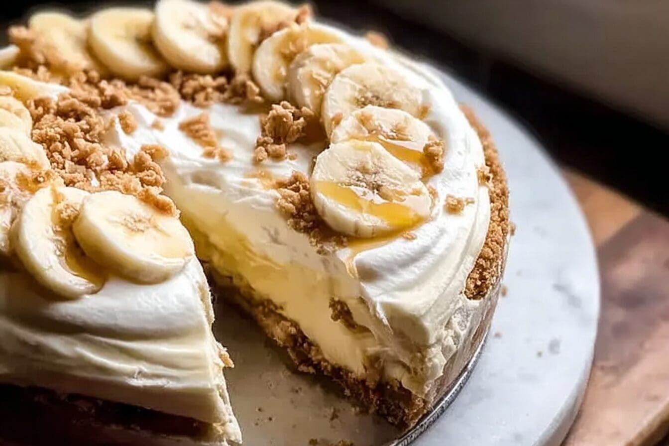 Banana Pudding Cheesecake Recipe With Creamy Layers And Crunchy Crust 6 Banana Pudding Cheesecake